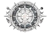full metal alchemist alchemy circle tattoo design idea
