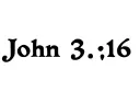 "John 3:16" tattoo design idea