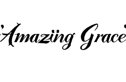 "Amazing Grace" tattoo design idea
