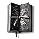 Open Bible tattoo design idea