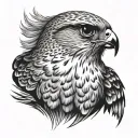 Kestrel tattoo design idea