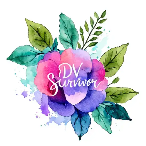 "DV Survivor " Domestic Violence tattoo design idea