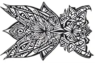 inner bicep tribal  style tattoo tattoo design idea