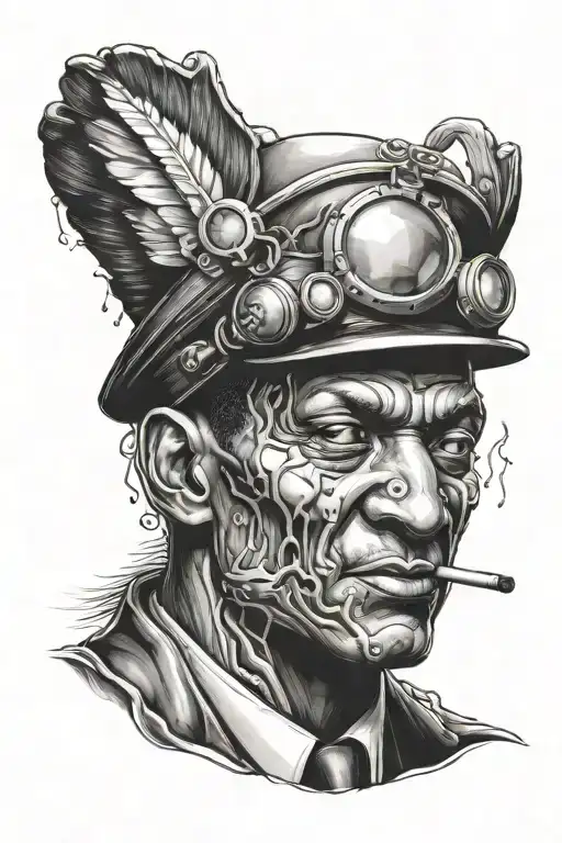 candyman tattoo design idea