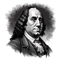 Benjamin Franklin tattoo design idea