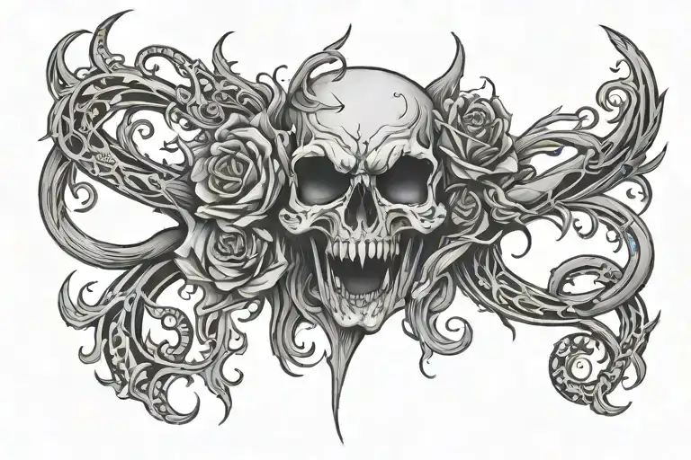 Spilled your fucking blood, bitch tattoo design idea