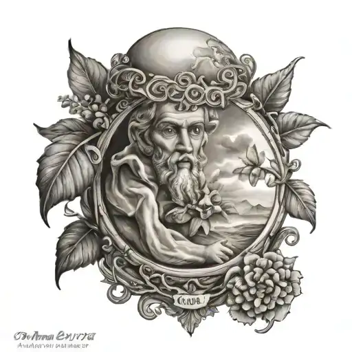 psalms 27 tattoo design idea