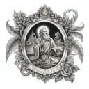 psalms 27 tattoo design idea