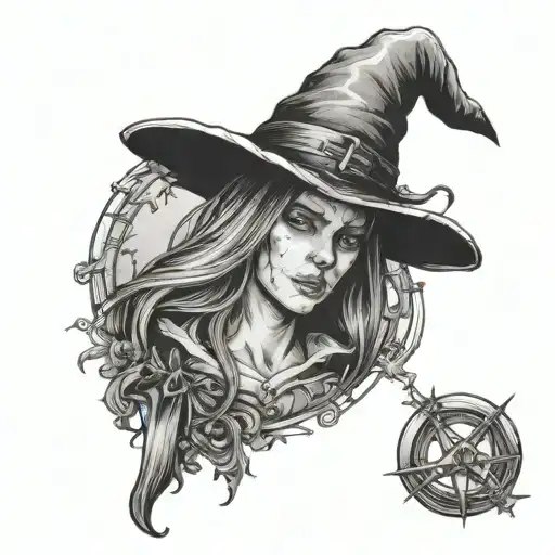 salem witch trials tattoo design idea