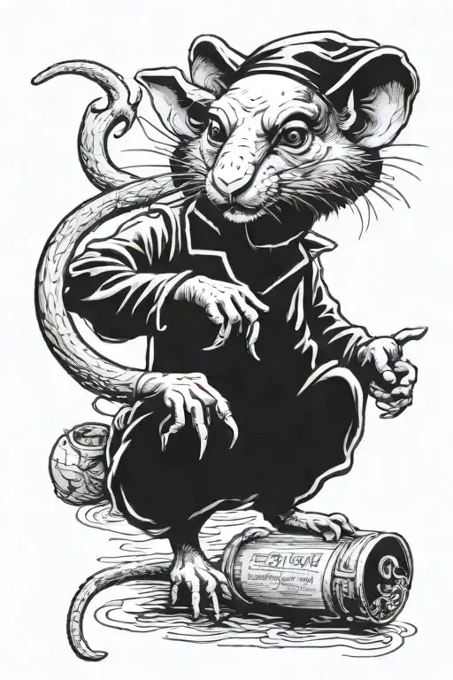 Discworld Rat 23+ Death Of Rats Tattoo Ideas in 2026 - BlackInk AI