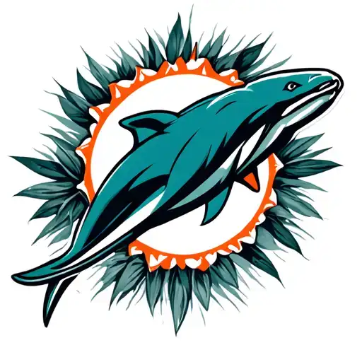 Miami Dolphins tattoo design idea