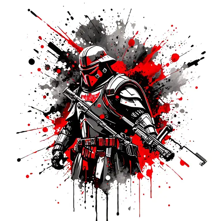 warhammer 40k imperial guard tattoo design idea