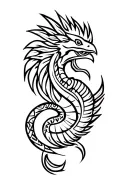 quetzalcoatl tattoo design idea