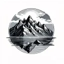 3 Peaks tattoo design idea