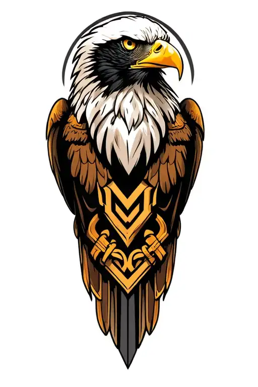 eagle tattoo design idea