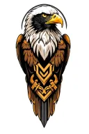 eagle tattoo design idea
