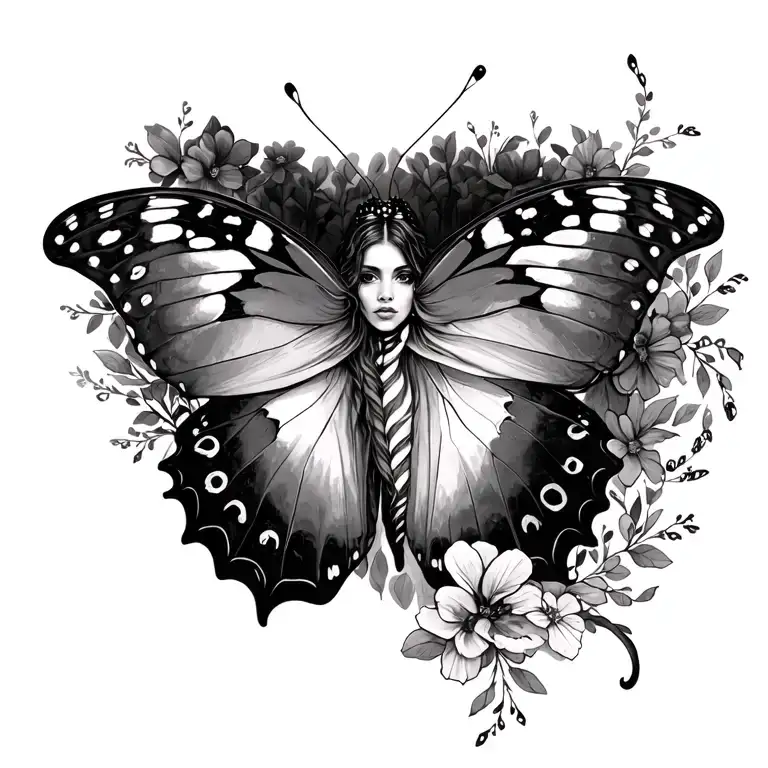 "I owe every breath to the woman who taught me everything I know" with a butterfly trail. feminine tattoo design idea