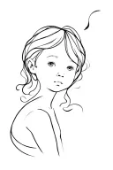 glass child tattoo design idea