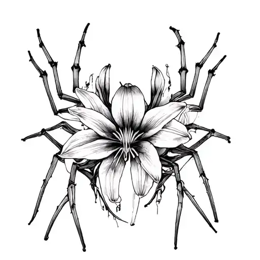 spider lilies covering avenged sevenfold album art tattoo design idea