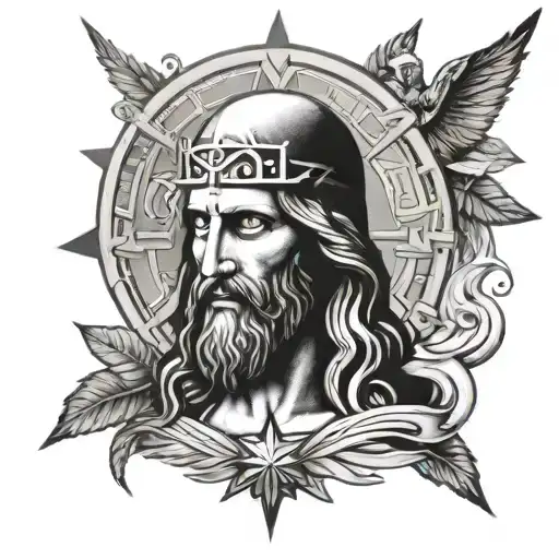 Ave Christus Rex tattoo design idea