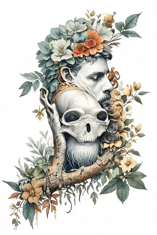 stoicism, nature, and exploration themed tattoo tattoo design idea