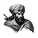 Sikh Warrior tattoo design idea