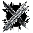 Ogham tattoo design idea