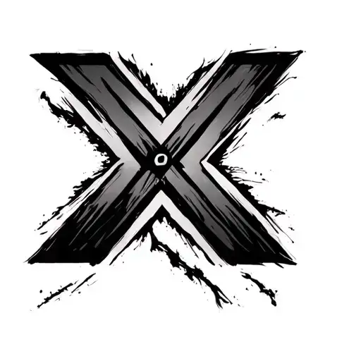 the weeknd XO logo tattoo design idea