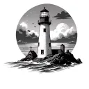 Lighthouse tattoo design idea
