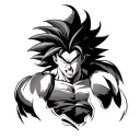 Broly tattoo design idea
