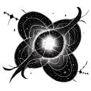 pulsar star map tattoo design idea