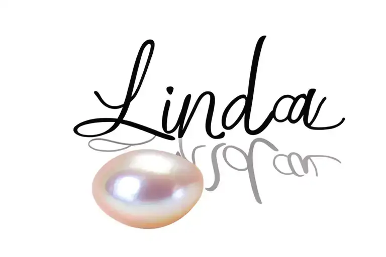 "Linda" pearl reflection within tattoo design idea