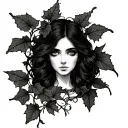 ivy vines/ back to hip tattoo design idea