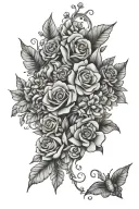 Little starts for patchwork sleeve filler  tattoo design idea