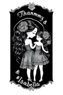 "Thammy&Isabella" wife and daughter tattoo tattoo design idea
