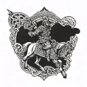 Cossack tattoo design idea