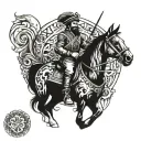 Cossack tattoo design idea