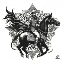 Cossack tattoo design idea