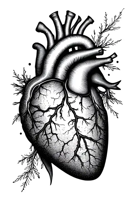 cardiac monitor tattoo design idea