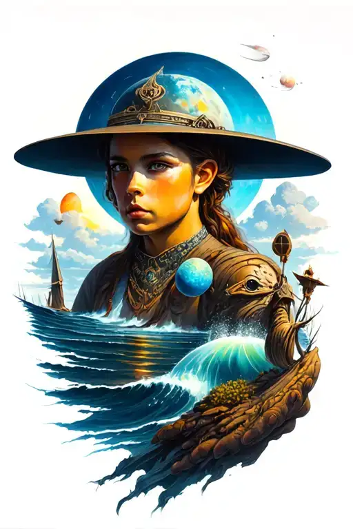 rpg exploring new horizons tattoo design idea