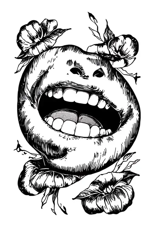laugh now cry later tattoo tattoo design idea
