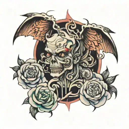 absurdism philosophy tattoo design idea