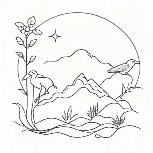 the crazy life tattoo design idea