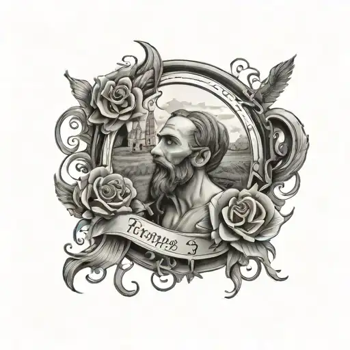 Psalm 23 tattoo design idea