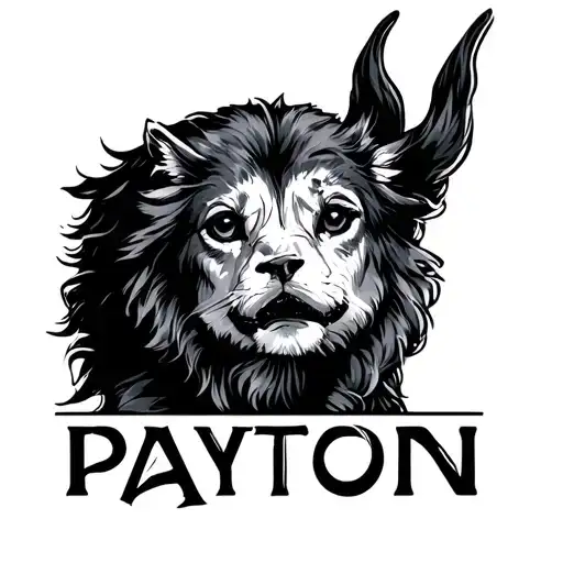 childs name payton tattoo design idea