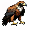 wedge tailed eagle tattoo design idea