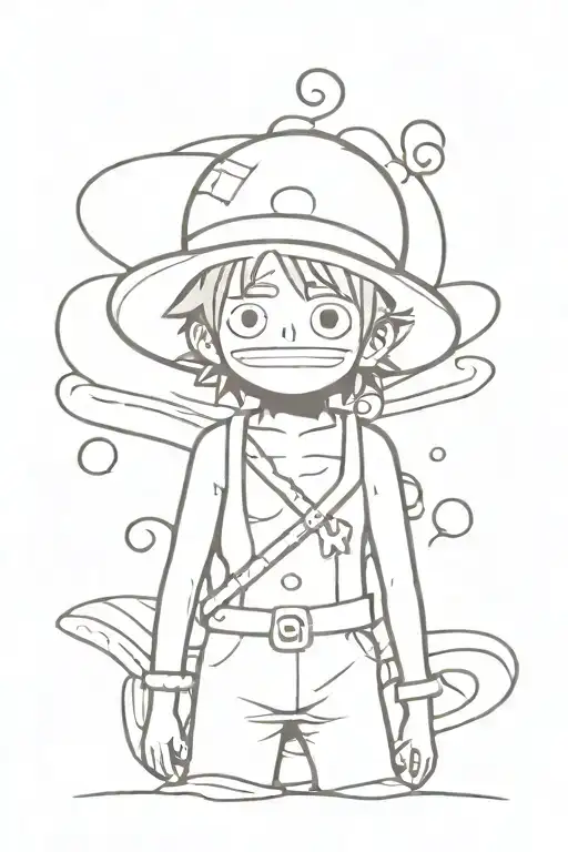 laboon and brook one piece tattoo design idea