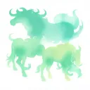 Gemini, Leo, Aquarius and Taurus tattoo design idea