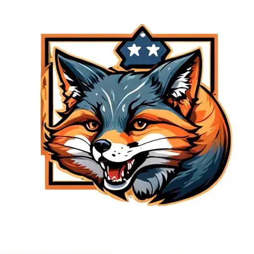 "Fox Box" tattoo design idea