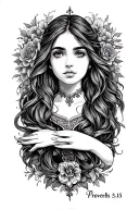 proverbs 3:15 tattoo design idea